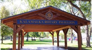 photo submitted The Okanagan Landing and District Community Association recently opened the new Kalamalka Rotary Pavillion at Paddlewheel Park.